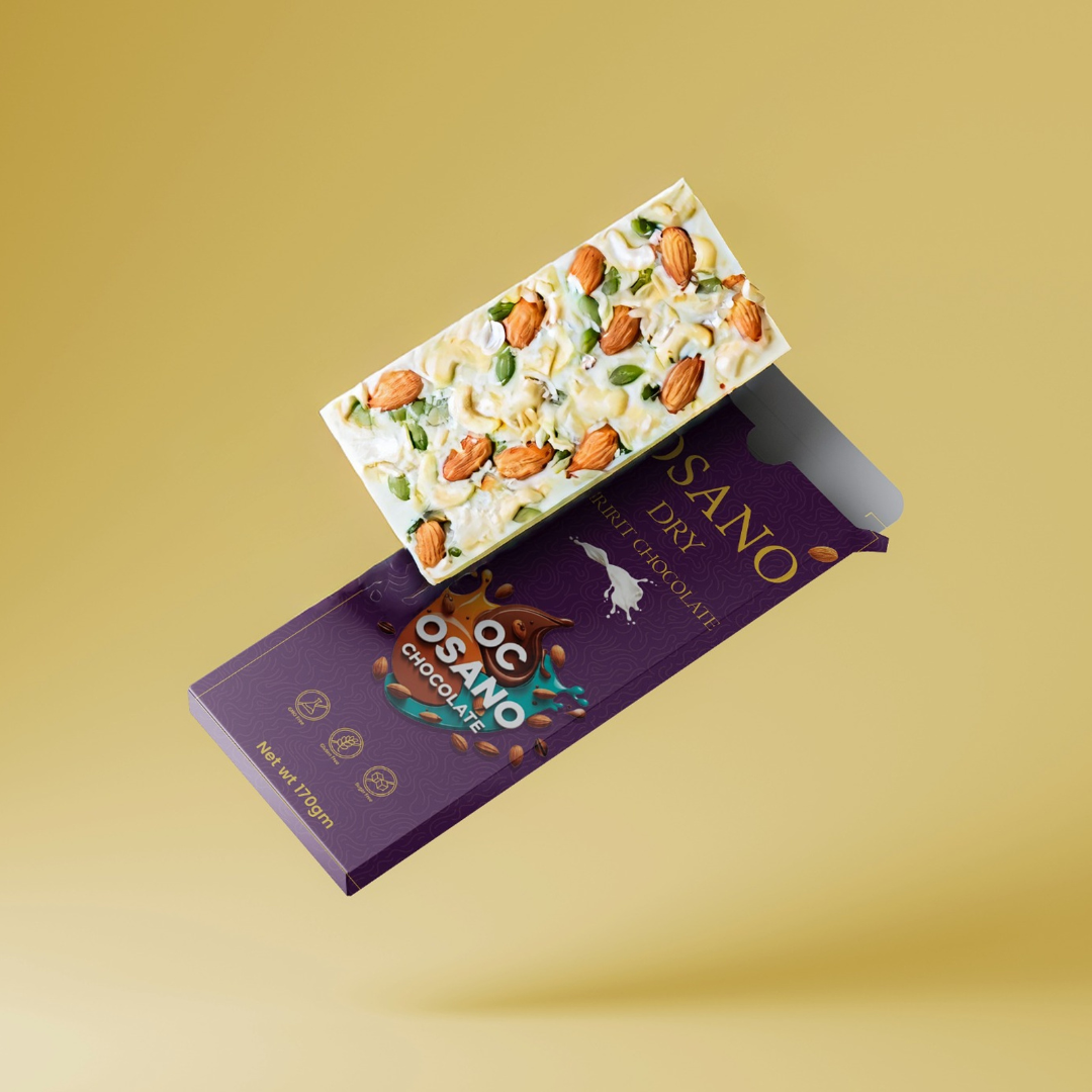 Delight in Every Bite with Osano Dry Fruit Chocolate Bar